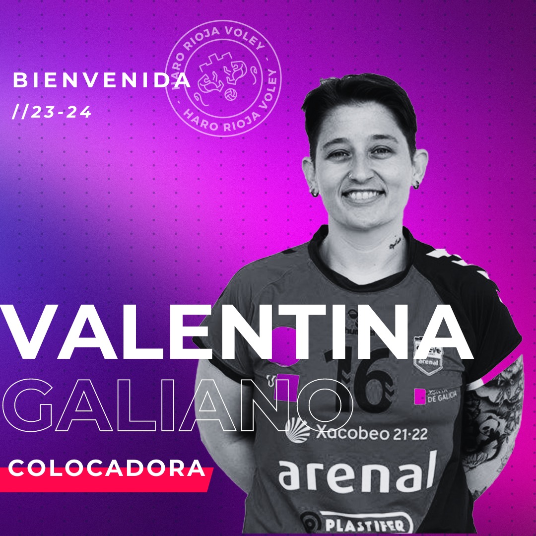 Valentina Galiano, nueva jugadora del OCISA Haro Rioja Vóley - OCISA ...